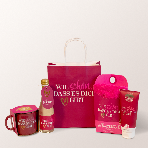 Geschenkbox Wohlfühlzeit „Wie schön dass es dich gibt“