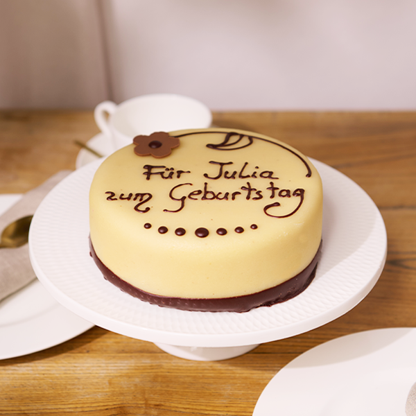 Dessert-Marzipantorte nach Lübecker Art beschriftbar