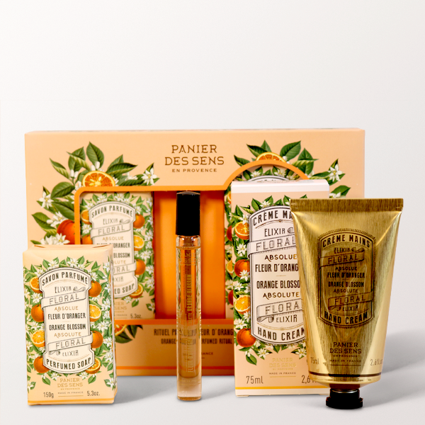 Pflegendes Wellnessset Orangenblüte