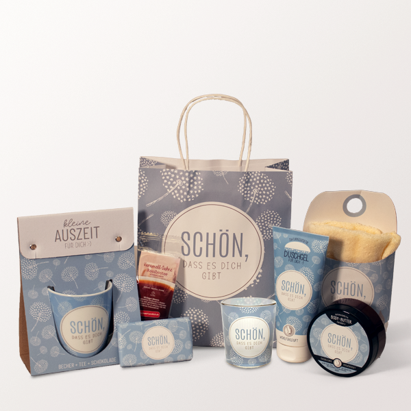 Geschenkbox Wellness „Schön dass es dich gibt“