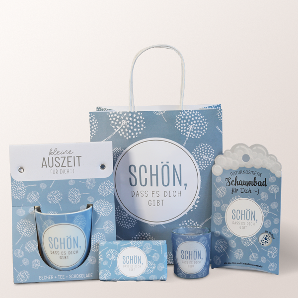 Geschenkbox „Schön, dass es dich gibt“